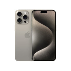 Apple iPhone 15ProMax 支持移动联通电信5G手机（24小时内顺丰发货） 原色钛金属 256G