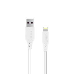 KIVEE 可逸简约时尚白色真5A苹果安卓华为超级快充数据线快充线通用款白色1.2米数据线CT326 白色 1.2米Lightning接口数据线