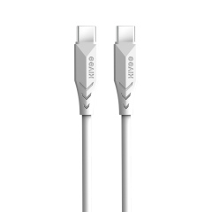 KIVEE 通用充头 / 华为苹果安卓1.2米数据线 白色 CT327 华为头 白色 1.2米Type-C转Lightning