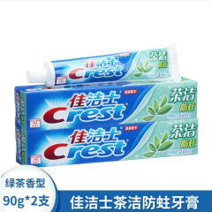 佳洁士(Crest) 茶洁牙膏(天然茶叶精华 高效防蛀) 茶洁牙膏90g 2支