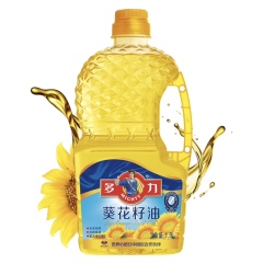 多力葵花籽油1.8L 食用油小包装油 去壳压榨 含维生素e 零反式脂肪酸