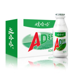 【龙华园区自提】娃哈哈(大AD)钙奶220ML原味 一箱（24瓶） 原味