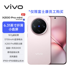 vivo X200 Pro mini 16GB+512GB 6.31英寸纤薄小直屏【内购专供】 钛青 16+512GB