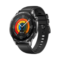 HUAWEI WATCH GT 5 智能手表 （46mm）幻夜黑 黑色氟橡胶表带 系列