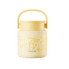 九阳焖烧杯316L不锈钢保温饭盒男女士学生真空保温杯闷烧壶罐1LB10B-WR703(黄)
