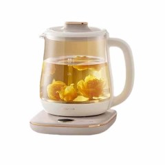 小熊养生壶炖煮壶一体 多功能迷你全自动炖玻璃加厚煮茶器煮花茶壶 YSH-E15Q2 1.5L