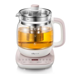 小熊（Bear）养生壶 煮茶器 煮茶壶电水壶烧水壶1.5L触屏玻璃花茶壶YSH-A15Z8带滤网