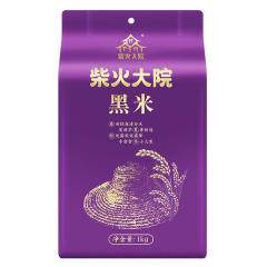 柴火大院  五常黑米1kg