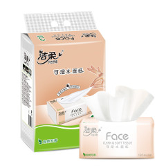 洁柔粉Face抽纸3层120抽3包