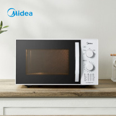 美的（Midea）23L快捷微波炉 360°转盘加热 旋钮操控 五档火力 M1-230E