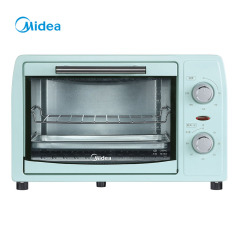 美的（Midea）家用小烤箱 上下石英管均匀烘焙 12L 多功能迷你烤箱PT12B0 淡雅绿