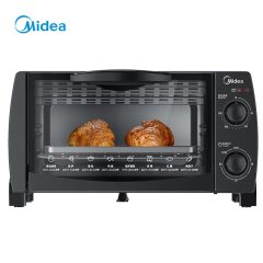 美的（Midea） 多功能家用 迷你小烤箱 电烤箱蛋糕烘焙10升容量 PT1012