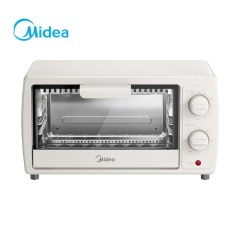美的（Midea）电烤箱家用10L小型多功能蛋糕烘培双层烤位机械调温上下加热 PT10X1