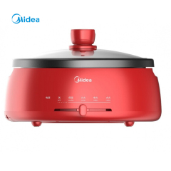 美的（Midea）电火锅 电热火锅 分体式家用多功能电热锅 DH2851