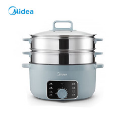 美的（Midea）多功能电蒸锅多用锅16L大容量多规格可选大蒸格防干烧MZ-ZGE3002