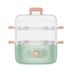 美的（Midea）电蒸锅多功能家用带蒸笼二层方形大容量6L大容量 ZG2323E201