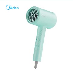 美的（Midea） 电吹风家用大功率吹风筒便携折叠款恒温护发低噪 MB-AJ0701W 轻氧绿礼盒装