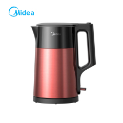 美的（Midea）1.7L电热水壶烧食品级316不锈钢双层防烫自动断电MK-HJ1709