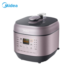 美的（Midea）少盐提鲜6L电压力锅高压力锅不锈钢/不粘内胆智能调压一锅双胆MY-EYL6041