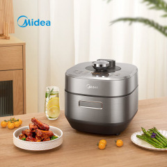 美的（Midea）速嫩感5L电压力锅6分钟一道菜IH猛火2200W 双钢胆高压锅MY-S572N