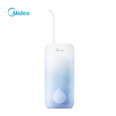 美的（Midea）冲牙器洗牙器 伸缩便携式 深度清洁 洁牙器 出差旅行便携洁牙器CS3海盐蓝