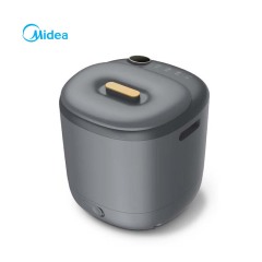 美的（Midea）泡脚桶足浴盆按摩倾斜式恒温加热泡脚盆洗脚盆ZL1星辰灰 ZL1 星辰灰