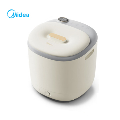 美的（Midea）泡脚桶足浴盆按摩倾斜式恒温加热泡脚盆洗脚盆ZL1P暖阳白 ZL1P 暖阳白