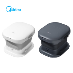 美的（Midea）泡脚桶折叠恒温加热足浴盆按摩便携泡脚盆洗脚盆ZS108 ZS108 极地白