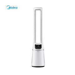 美的（Midea）智能语音操控无叶风扇电风扇遥控感温家用轻音母婴扇定时塔扇AMS150E-PB