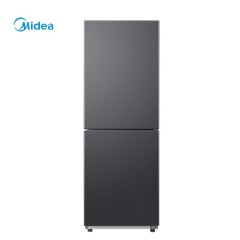 美的（Midea）BCD-180CM(ZG) 家用小型双门节能低噪省电小冰箱 180升 BCD-180CM(ZG) 炭灰-月夜