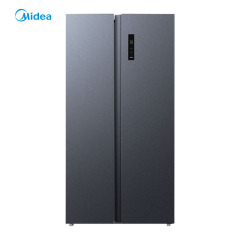 美的（Midea）对开门双开门风冷无霜一级能效双变频大容量532升BCD-532WKPM(ZG) BCD-532WKPM(ZG) 墨兰灰-星动