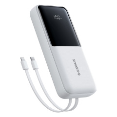 倍思 极电 数显双线移动电源 20000mAh 22.5W 皓月白PPJP312