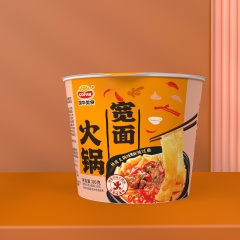 火锅宽面 80g*12桶 麻辣味
